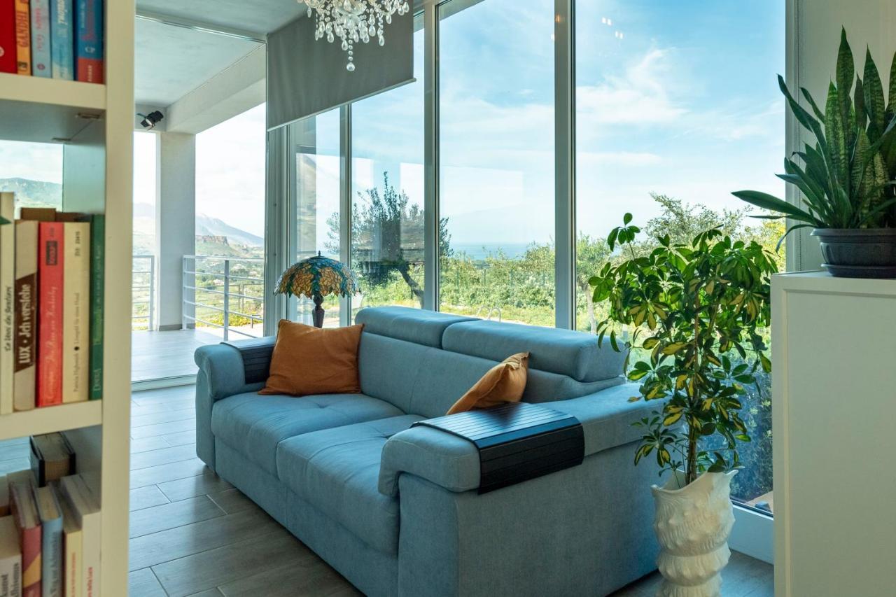 Villa Luxury Con Piscina Privata Vista Mare - Castellammare Del Golfo Kültér fotó