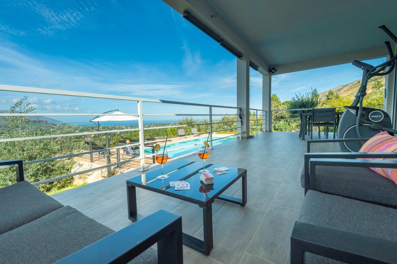 Villa Luxury Con Piscina Privata Vista Mare - Castellammare Del Golfo Kültér fotó