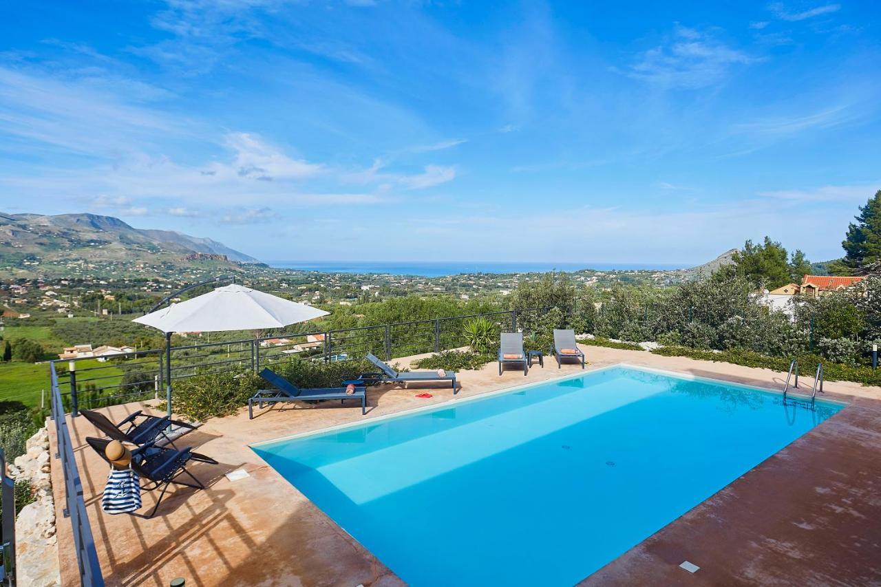 Villa Luxury Con Piscina Privata Vista Mare - Castellammare Del Golfo Kültér fotó